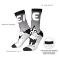 thumbnail image 5 of Saiise Bluey Funny Socks Men Women Adults Novelty Graphic Crew Tube Socks Crazy Design Casual Dress Socks for Sports,Running,Travel, 5 of 7