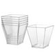 thumbnail image 1 of 20 piezas vasos cuadrados de plástico para postre, 200ml, vasos cuadrados de plástico transparente, vasos cuadrados pequeños para aperitivos, 1 of 2