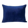 thumbnail image 1 of HomeRoots 402793 Navy Blue Lumbar Tufted Throw Pillow, 1 of 1