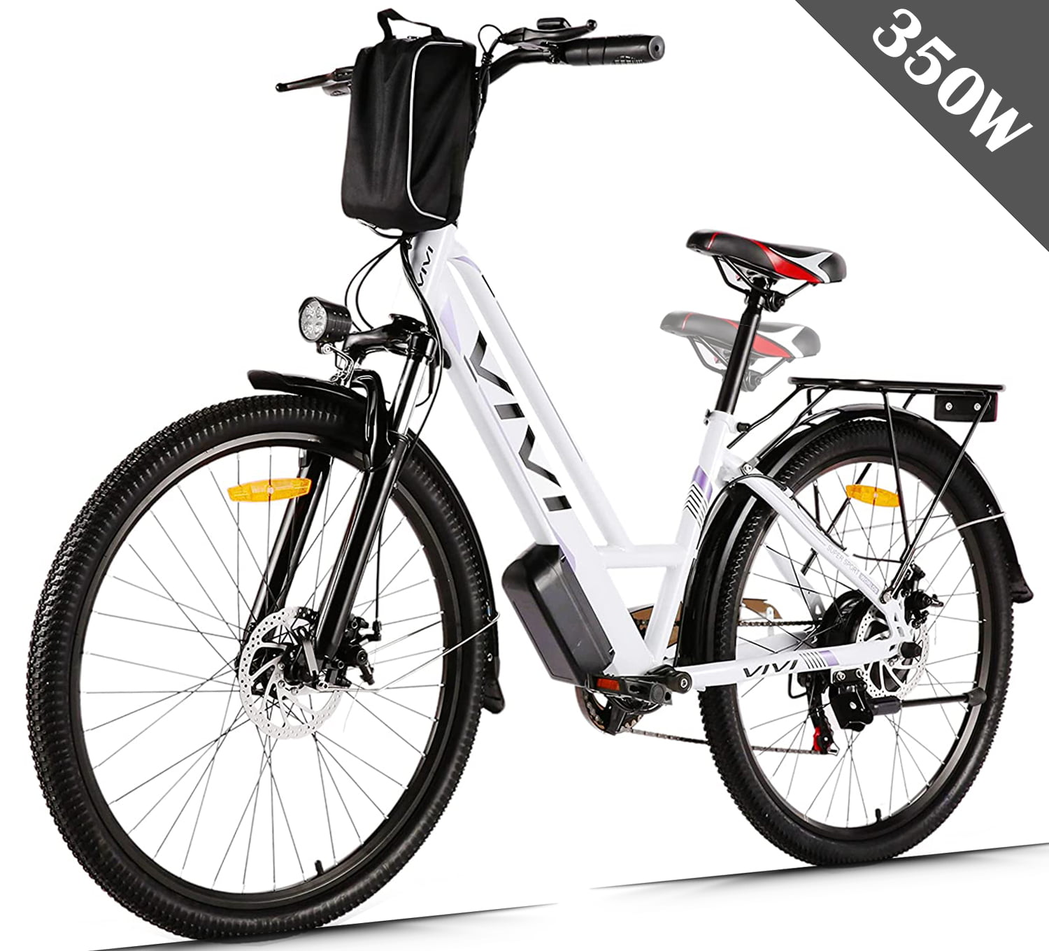 Details about   500W 26" Electric Bike Mountain Bicycle Commutering Ebike 48V 10Ah Li-Battery 
