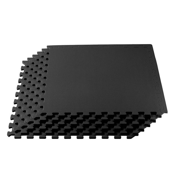 1/2 Inch SUPER EXTRA Thick EVA Mat with Interlocking Tiles 24 Square Feet  for MMA, Exercise, Gymnastics and Home Gym Protective Flooring Set