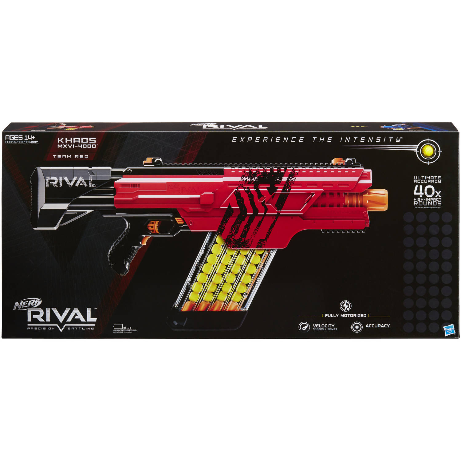 Nerf Rival Khaos MXVI-4000 Blaster (Red) - image 2 of 18