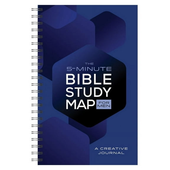 Faith Maps The 5-Minute Bible Study Map for Men: A Creative Journal, (Spiral-Bound)