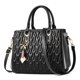 thumbnail image 1 of LHSHID Retro Embroided Thread Leather Top-handle Bag Designer Female Handbag Middle-aged Pendant Crossbody Bag Purse sac, 1 of 6