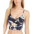 thumbnail image 1 of Roxy ANTHRACITE TROPICOCO Beach Tankini Bralette Bikini Swim Top, US X-Large, 1 of 7