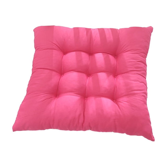 ZheElen Polyester Cotton Cushion With Strap Comfortable And Breathable No Slipping Polyester Fabric Is Comfortable roseo 1Set