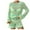 Green, variant on qolati 2 Piece Pajamas Sets Ribbed Knit Matching Outfits Long Sleeve Cutout Crop Sweater Pullover Tops Shorts Sleepwear Loungewear Sweatsuits