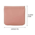 thumbnail image 2 of Pompotops Clearance Sales Leather Shrapnel Automatic Closure Makeup Bag Women's Portable Lipstick Small Storage Bag Mini Change Wireless Earphone Bag, 2 of 2