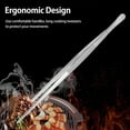 thumbnail image 5 of Fyeme Cooking Tweezers 10/12 Inch Stainless Steel Straight Tweezers Fine Precision Food Tweezers Ergonomic Non-slip Tweezers Kitchen Gadget for BBQ Grilling Roasting Barking Repairing, 5 of 8