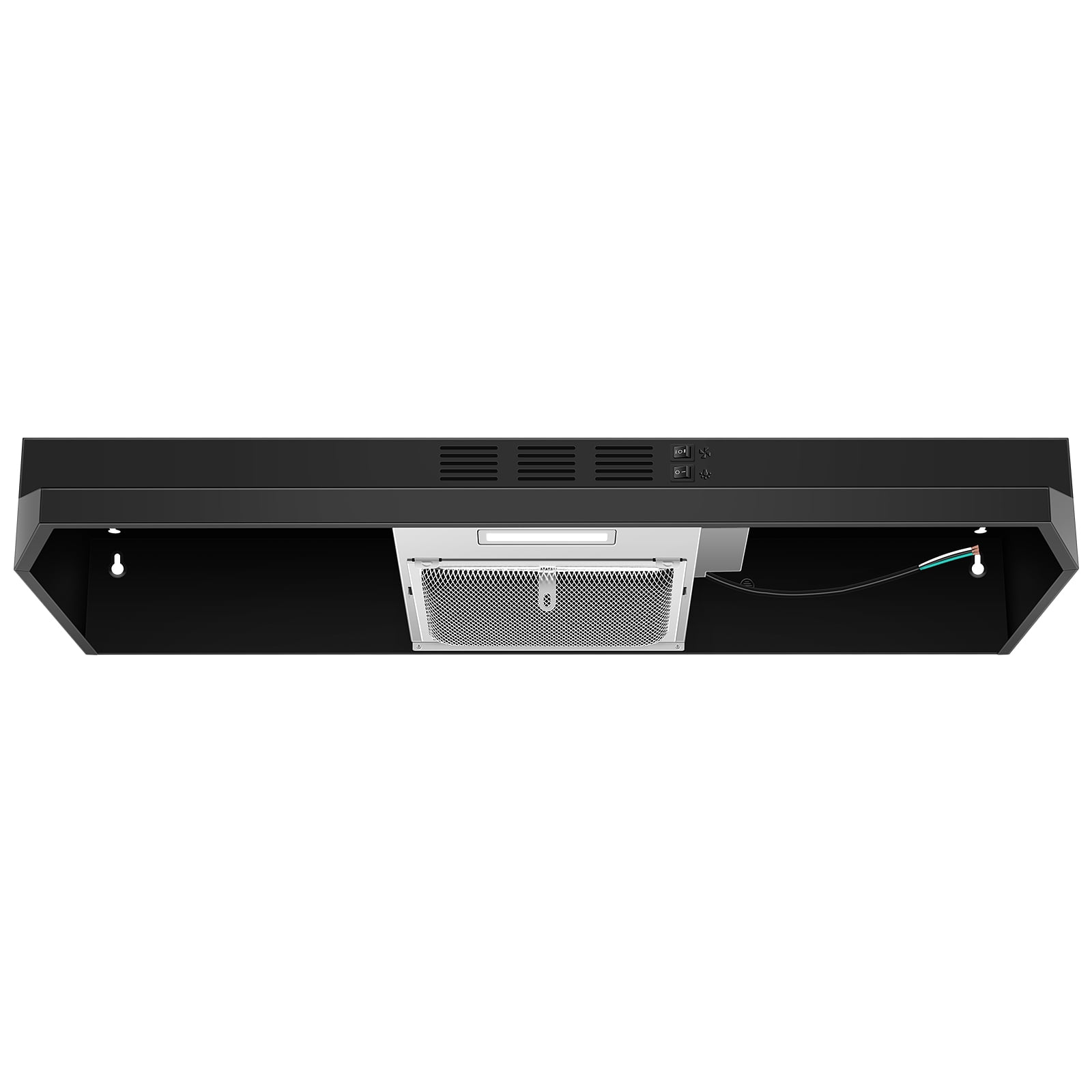 36 inch Under Cabinet Range Hood Stainless Kitchen Exhaust Vent 2 Speed with LED Bulb Filter 120V