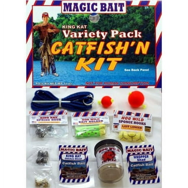 Magic Bait, King Kat Catch Catfish Nuggets, Fishing Kit, 21 Pieces