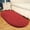 Red, variant on Isvgxsz Fluffy Bedroom Rug 15.7x31.5in, Shaggy Area Rug for Bedroom Bedside, Soft Oval Throw Rugs Carpet for Living Room Kids Girls Home Decor
