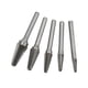 thumbnail image 4 of Juego de rebabas de carburo, limas rotativas de un solo corte, vástago de 6mm para limpieza de superficies de tallado de madera y metal, 4 of 12