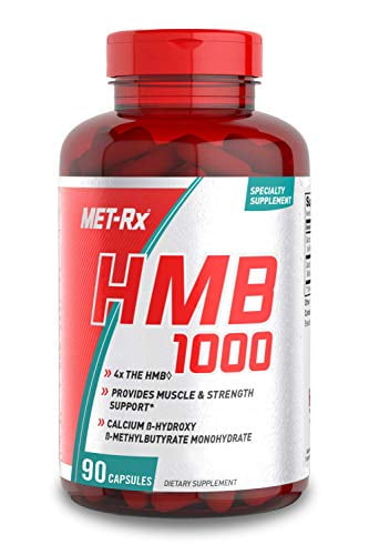 Met Rx Hmb 1000 Supplement Supports Muscle Recovery 90 Capsules Walmart Com