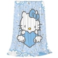 thumbnail image 2 of Hello Kitty Fleece Blanket Super Soft Cozy Throw Blanket 60"X50", Lightweight Fuzzy Comfy Flannel Blanket Warm Plush Throw Blankets For Couch, Sofa, Bed, 2 of 7