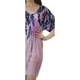 thumbnail image 6 of Moomaya Birthday Dresses Women Printed Work Dress Women Office V Neck Dresses, 6 of 6