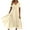 Beige A, variant on Dress Elegant Women Sexy Solid Short Sleeve Round Neck Lace Chiffon Mesh Waist Party Dresses Plus Size Summer Dresses