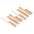 thumbnail image 1 of Barber Hair Comb Set, Hair Comb Set Heat Resistant Anti Static Portable 6pcs with Handle Comb for Salon, 1 of 7
