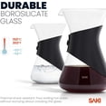 thumbnail image 6 of SAKI Pour Over Coffee Maker - Brew Dripper with Rubber Handle - Portable Hand Drip Brewer - (24 Ounce/700 ml), 6 of 8