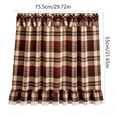 thumbnail image 3 of Velorith Christmas Oven Door Curtain with Bowknot and Ruffle Lace, Xmas Stove Front Decorative Cover, Polyester Holiday Kitchen Decor for Festive Home Display, 3 of 6