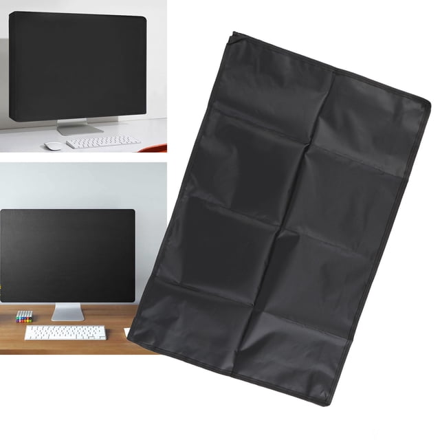Computer Monitor Dust Cover, Universal Computer Screen Protective Sleeve for LCD Panels, HD Panels, and TV Screens, 420D Oxford Cloth Silver Coated Rain Proof Computer Dust Cover