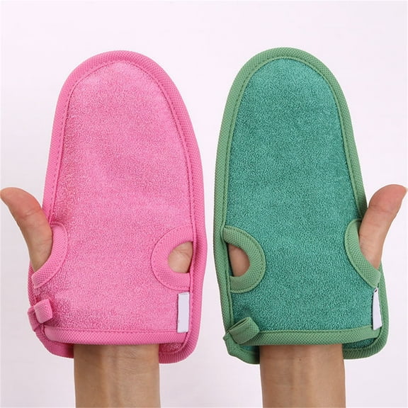 Cheers US 3Packs Skincare Korean Exfoliating Mitts Microdermabrasion at Home Exfoliating Gloves Visibly Lift Away Dead Skin, Great for Spray Tan Removal or Keratosis Pilaris