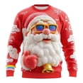 thumbnail image 1 of RXMEKW Hauts de Noël pour Hommes, Haut Décontracté à Manches Longues et Col Rond avec Design de Noël pour Hommes, 1 of 2