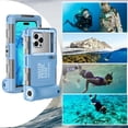 thumbnail image 5 of Funda impermeable para teléfono de buceo YOGRE para iPhone/Samsung Blue, 5 of 5