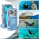 thumbnail image 5 of Funda impermeable para teléfono de buceo YOGRE para iPhone/Samsung Blue, 5 of 5