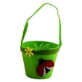 thumbnail image 2 of TIMIFIS Easter Basket Holiday Rabbit Bunny Printed Canvas Gift Carry Candy Bag, 2 of 7