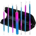thumbnail image 1 of 7PCS Blackhead Remover Set Stainless Steel Acne Remover Tool Pimple Remover, 1 of 9