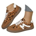 thumbnail image 3 of Women's Casual Shoes Platform Sneakers Fashion Animal Print Lace Up Comfort for Daily Walking Lightweight Non Sole Design, 3 of 9