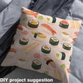 thumbnail image 2 of Castle Fairy Teens Japanese Sushi Fabric by the Yard 1 Yard,Japanese Style Home Decor Fabric by the Yard,Oriental Food Room Decor Fabric by the Yard,Ultra Soft Home Decor, 2 of 6