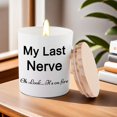 thumbnail image 2 of Candle BFJLIFE My Last Nerve con aroma a lavanda y soja, regalo para mujer, 2 of 5