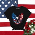 thumbnail image 6 of Bald Eagle American Flag T-Shirt, Patriotic Freedom Tee, 6 of 6