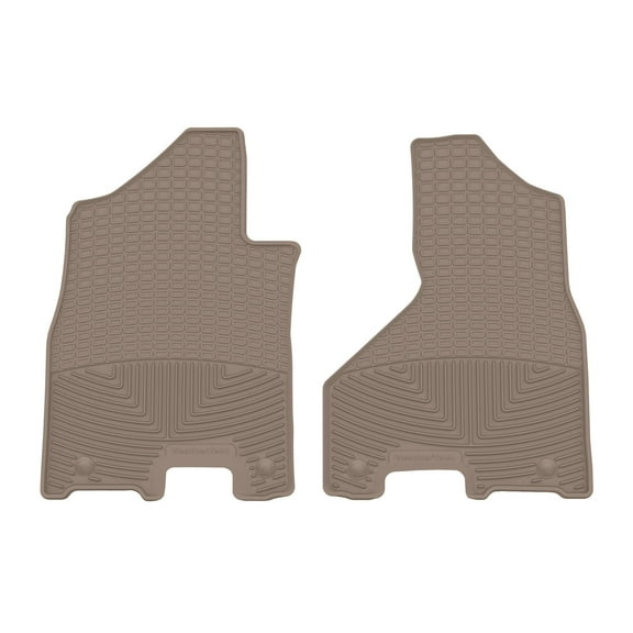 WeatherTech All-Weather Floor Mats compatible with Ram Truck 2500/3500, Ram Truck 4500/5500, Ram 4500/5500, Ram 2500/3500 - 1st Row (Driver & Passenger), Tan