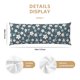thumbnail image 3 of Fotbe Blue Flower Funda para Almohada Corporal con Diseño, Funda de Microfibra Ultrasuave de 20x54 Pulgadas, Ropa de Cama Elegante, 3 of 7