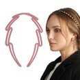 thumbnail image 2 of Ofertas Únicas 1 Pc Banda Diagonal Cuadrada Frosted Linda para Mujeres Rosa, 2 of 6