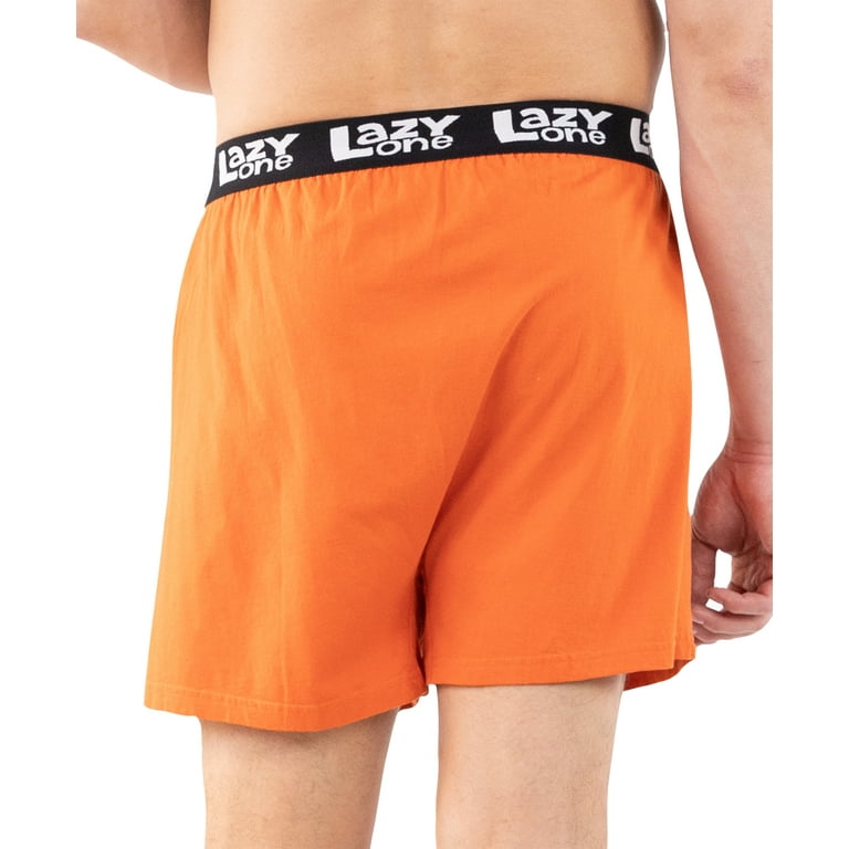 LazyOne Funny Animal Boxers, Fly Fishing, Humorous Underwear, Gag Gifts for  Men (Medium)