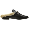 thumbnail image 3 of womens steve madden jill flat slip-on mules, black leather, 3 of 5