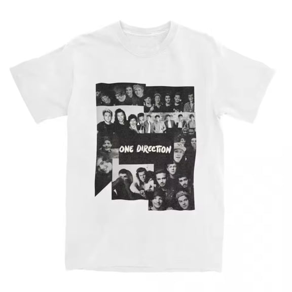 One Directions Women Men Clothing Tee Shirt Homme New in Top & Tees short sleeve Round Neck Printing Pullover T-Shirts