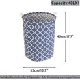 thumbnail image 3 of 17.7" Laundry Hamper, Collapsible Storage Basket With Easy Carry Handles, Waterproof Round Cotton Linen, for Baby Products, Toys, Bedroom Hamper, 3 of 3