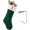 Green-white, variant on Christmas Stockings with Initials, Letter A Embroidered Xmas Stockings, 18" Large Monogram Knitted Xmas Stocking, Christmas Party Fireplace Family Hanging Stocking Decorations