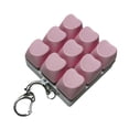 thumbnail image 3 of Llavero con teclado mecánico de 9 teclas, juguete antiestrés tipo clicker, ligero y resistente. Rosa, 3 of 9