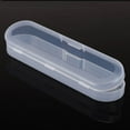 thumbnail image 4 of Biplut Plastic Clear Transparent Long Storage Box with Lid Collection Container Case, 4 of 9