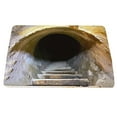 thumbnail image 1 of 3D Optical Hole Rug Novelty Funny Carpet for Home and Interactive Pet Play, 1 of 4