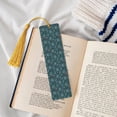 thumbnail image 4 of Kdxio Vintage Floral Print Metal Tassel Bookmarks,Perfect Gift for Art Lovers and Bookworms Metal Bookmarks for Women, 4 of 8