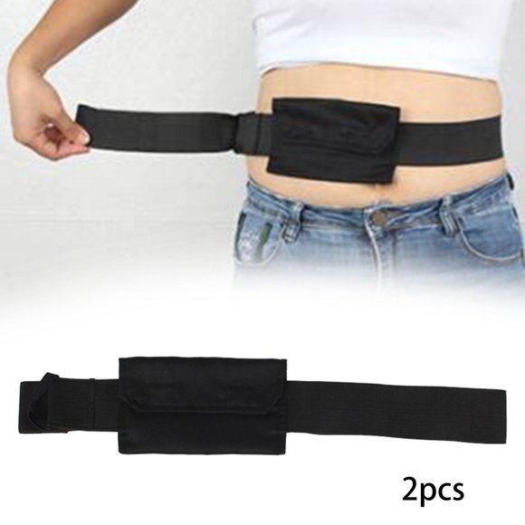 BELOVING 2 Piece Feeding Tube Belt G Tubes Catheter Holder Peritoneal Dialysis Peg
