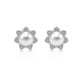 thumbnail image 1 of Aretes de plata .925 BELLAPLATA MF broquel Girasoles del bosque con perlas naturales y circonias brillantes, 1 of 3