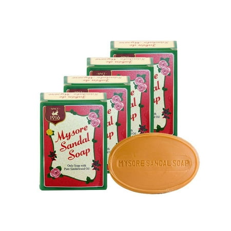 Sandal Soap (Pack of 4), Sandalwood soap By